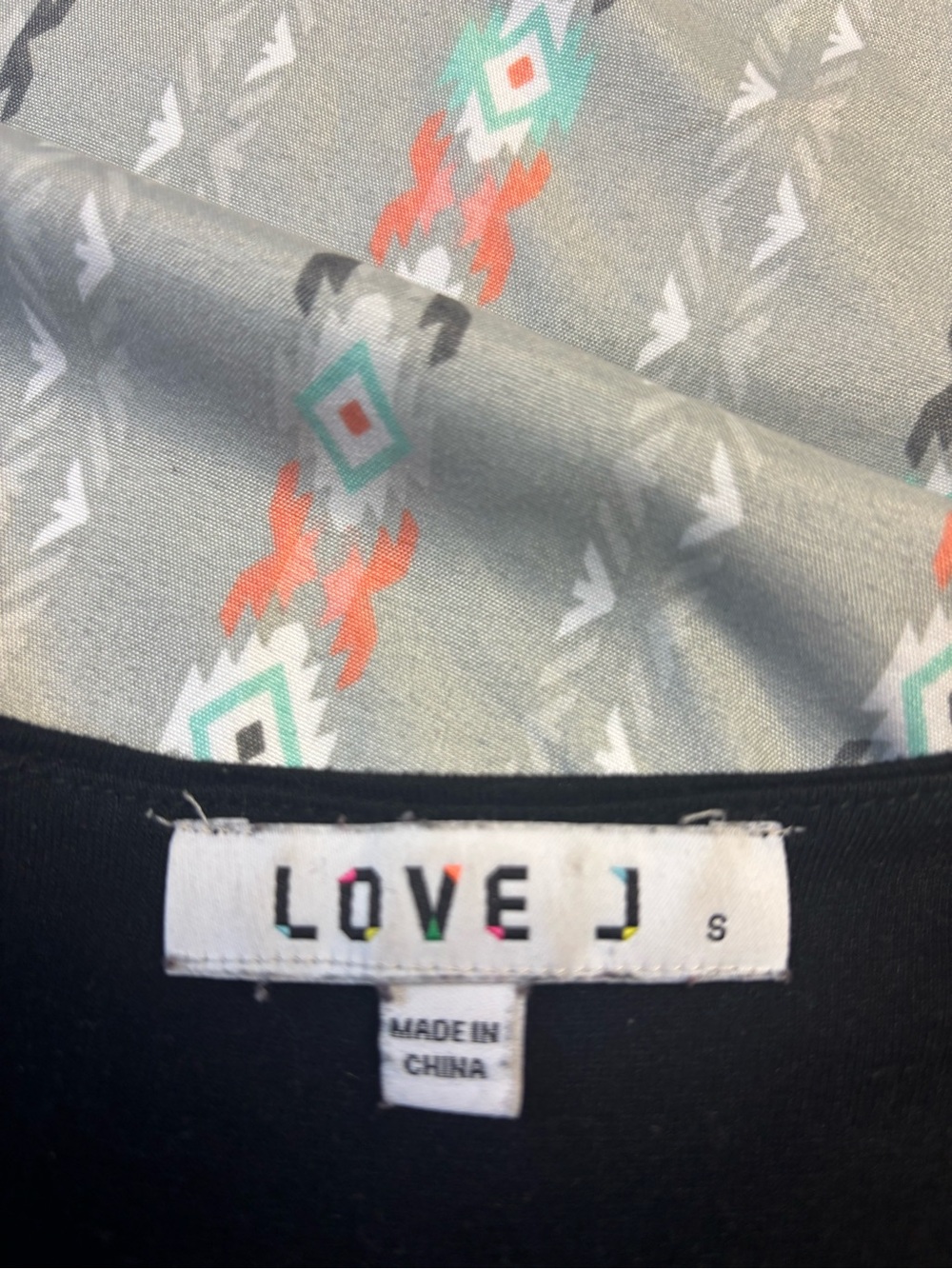 🍄love J Black Short Sleeve 1/4 Zip Crop Top - Picture 2 of 2